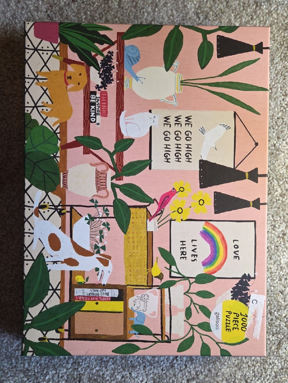 Galison Love Lives Here Puzzle 1000 Piece
